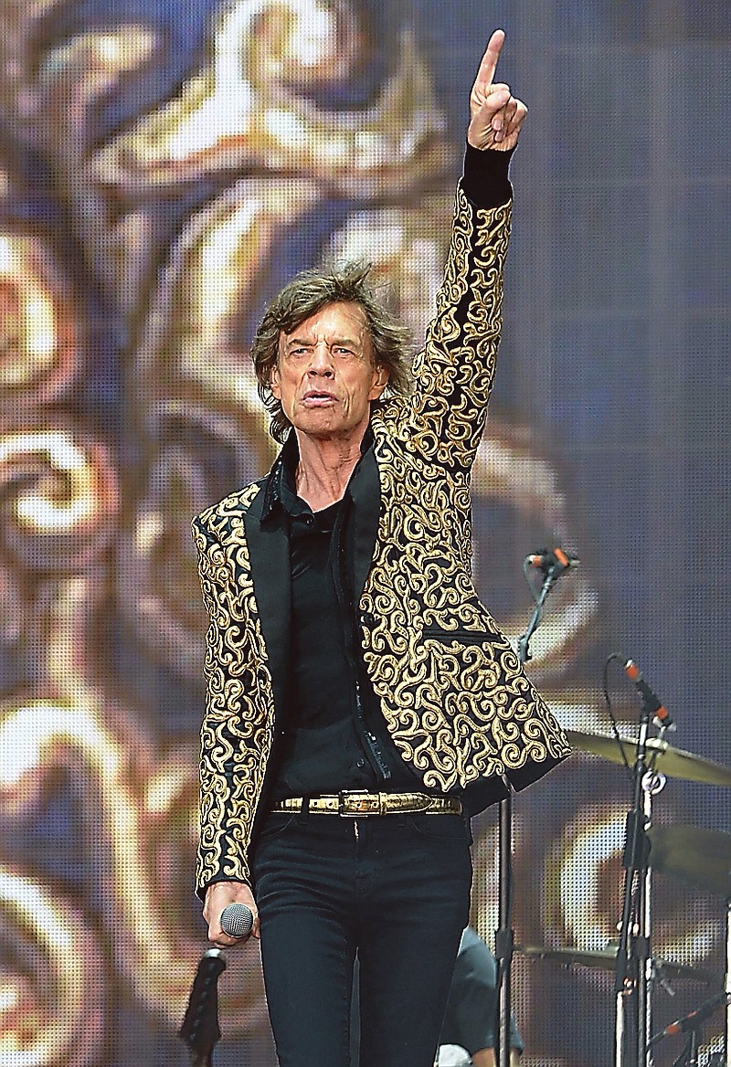 Mick Jagger of Rolling Stones performs at British Summer Time at Hyde Park in London on Saturday.