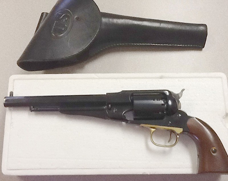 A replica of an 1858 Remington Army black powder revolver and a U.S.-style holster used during the Civil War will be raffled Sunday during the annual fundraiser for the New Bloomfield Area Historical Society.
