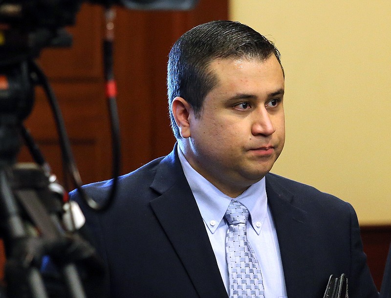George Zimmerman arrives in the courtroom Friday for his trial at the Seminole County Criminal Justice Center, in Sanford, Fla. Zimmerman is charged in the 2012 shooting death of unarmed teenager Trayvon Martin.