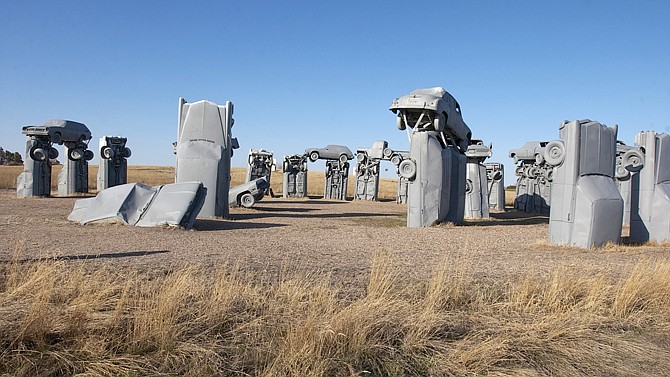 Carhenge, western Nebraska's automotive replica of England's famed Stonehenge, is located near Alliance, Neb.  The Alliance City Manager and the Alliance Visitors Bureau are considering taking over the site after the Friends of Carhenge offered to give the attraction and 10 surrounding acres to the city. 