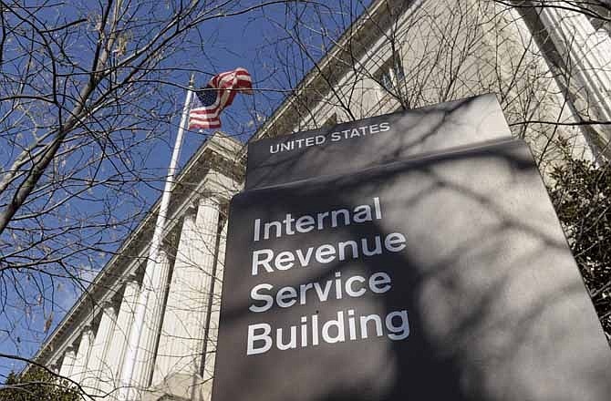 This March 22, 2013 file photo shows the exterior of the Internal Revenue Service building in Washington. 