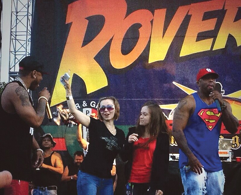 Amanda Berry, one of three women held captive in a Cleveland home for a decade, makes a surprise appearance at the RoverFest concert in Cleveland. Berry appeared at a public event for the first time since her rescue. The rapper Nelly called Berry back to the stage after his music set. 