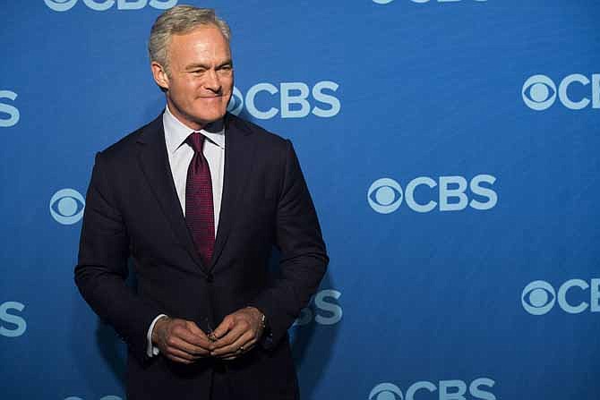 This May 15, 2013 file photo shows Scott Pelley, anchor of "CBS Evening News," at the CBS Upfront event in New York. 