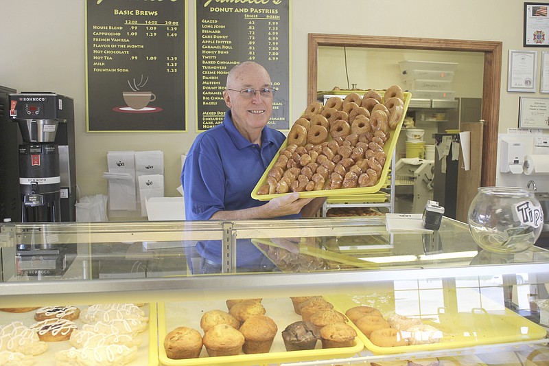 A trip to Jamolees Donuts Saturday morning was a blast from the past for Fulton Mayor LeRoy Benton, whose first job was running a donut shop he bought with his brother.