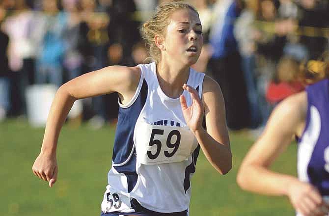 Helias' Kaitlyn Shea is back for her junior year after a pair of all-state finishes. (File photo)