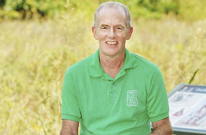 
Charlie DuCharme poses at the Department of Natural Resources Lewis and Clark Building. DuCharme is a hydrologist for the state's Water Resource Center.