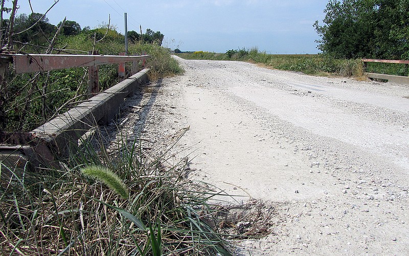 This old bridge is located on Mokane Road in Callaway County near the city's airport and sewage treatment plant. 