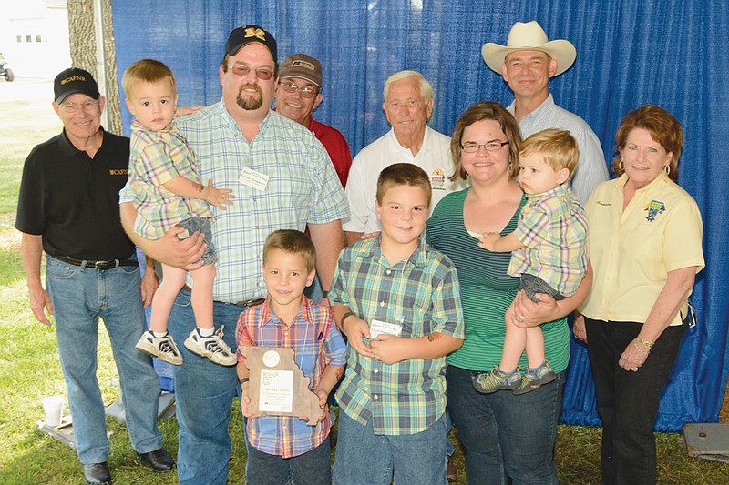 The Humphreys family was honored as the Callaway County Farm Family during the 2014 State Fair.