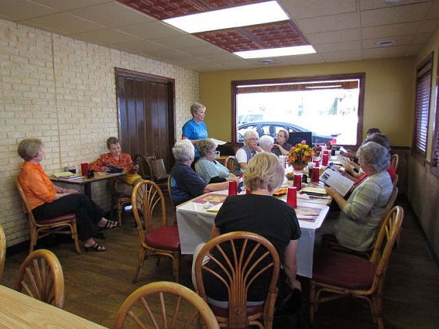 Marj Friedmeyer of the Sweet Adelines bringing a program to the General Federated Women's Club, Tuesday, Oct. 1.