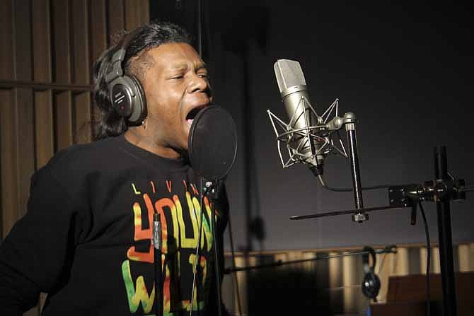 This undated photo released by FUSE shows New Orleans hip-hop artist Big Freedia in a recording session. The openly gay rapper, a representative of the city's vibrant underground music scene, debuted his weekly Fuse show, "Big Freedia: Queen of Bounce," earlier this month.