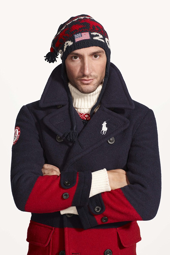 The U.S. Olympic team will wear all made-in-the-USA attire for 2014. The opening and closing ceremony outfits, designed by Ralph Lauren, feature classic red, white, and blue. 