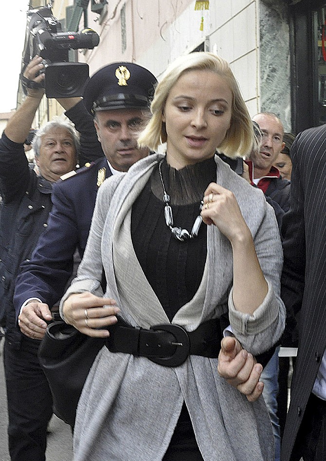 Domnica Cemortan was on the bridge when the Costa Concordia crashed into the reef, and testified she was the lover of captain Francesco Schettino. 