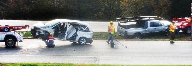 Cole County emergency personnel responded to a two-vehicle crash at the intersection of US 54 and Hammann Road Wednesday on morning. Neither driver was seriously injured.