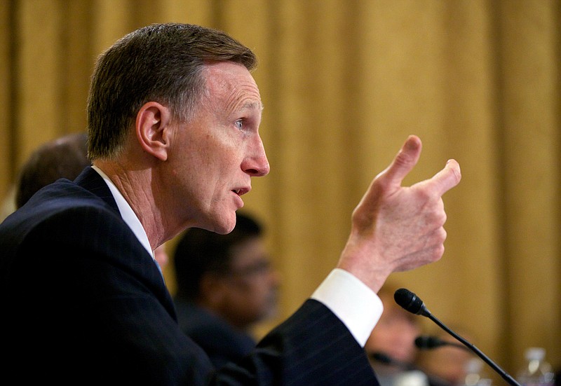 John S. Pistole, Administrator of the Transportation Security Administration (TSA), gives his opening statement Thursday in a hearing before the House Homeland Security Subcommittee on Transportation Security on TSA's SPOT Program and Initial Lessons From the LAX Shooting, on Capitol Hill in Washington.