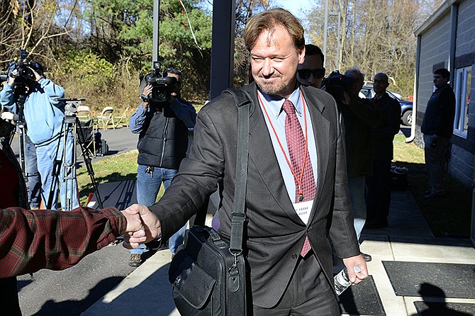 Rev. Frank Schaefer returns to the retreat house in Spring City, Pa., where he was on trial by a jury of pastors.