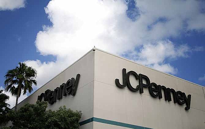 This Monday, Aug. 19, 2013 file photo shows a J.C. Penney store in a Pembroke Pines, Fla., shopping center.