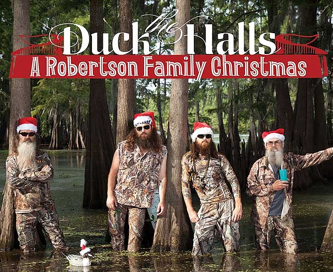 This CD cover image released by Capitol Nashville shows "Duck the Halls: A Robertson Family Christmas." 