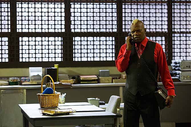 This image released by FilmDistrict Pictures shows Samuel L. Jackson in a scene from "Oldboy."