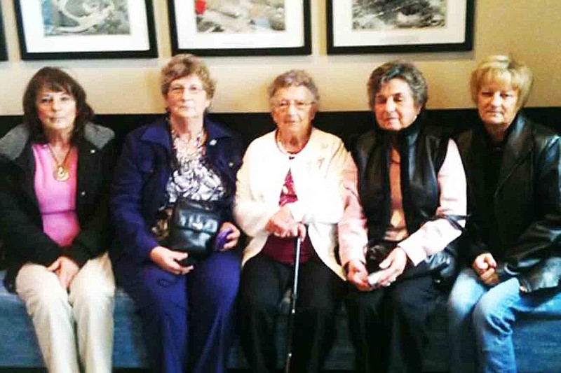 Photo submitted
Gertie Leonard celebrated her 97th birthday with her daughter, from left to right, are Rita Percival, Linda Mckee, Gertie, Barb Glenn and Beverly Cain.