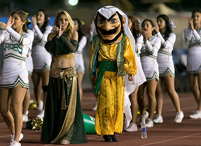 Arab-Americans recently objected to the hook-nosed, snarling image used to represent Coachella Valley High School. The school has agreed to give the mascot a makeover, but not to drop the nickname. 