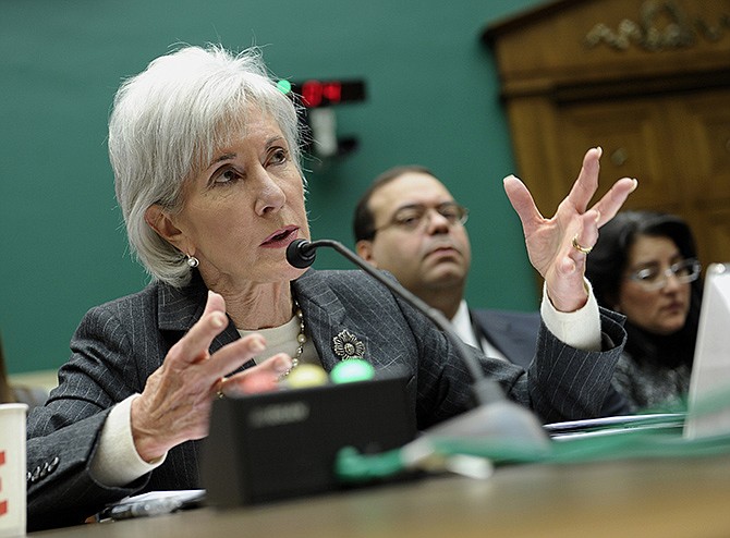 Health and Human Services Secretary Kathleen Sebelius testifies Wednesday on Capitol Hill before the House Energy and Commerce Committee hearing on the implementation failures of the Affordable Care Act. Playing catch-up with a long way to go, President Barack Obama's new health insurance markets last month picked up the dismal pace of signups, the administration reported Wednesday.