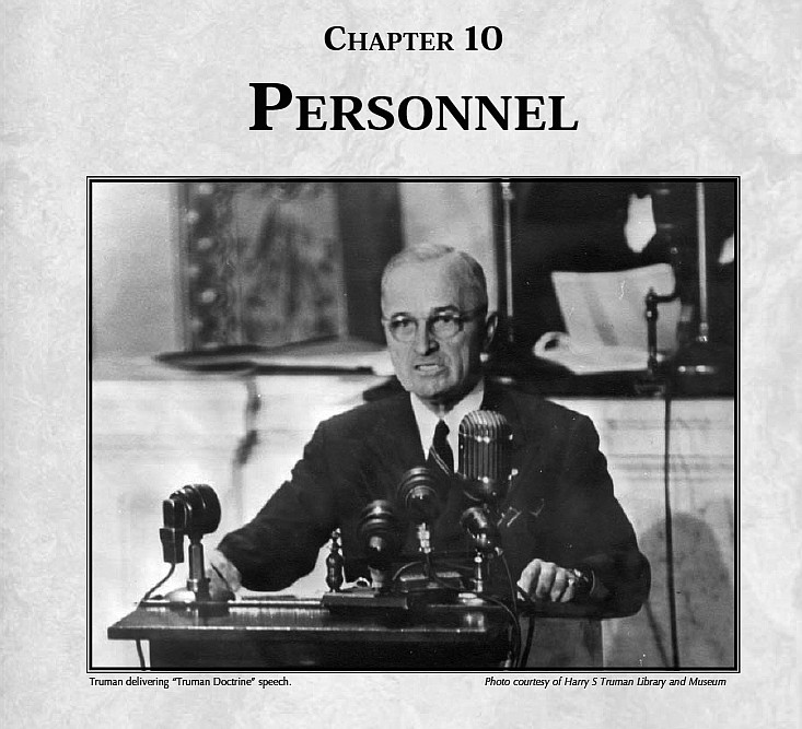 Missouri law requires that the Official Manual contain certain personnel information, which is contained in Chapter 10 of the 2013-2014 edition. Shown above is the cover page for that chapter. The manual is available online at www.mobluebook.com