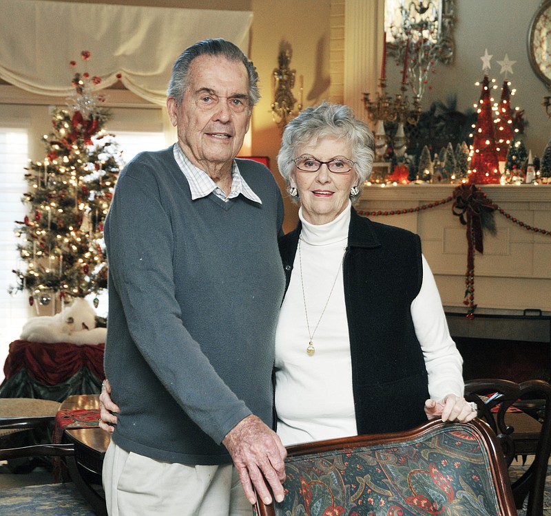 Peter and Mary Newquist in the Jefferson City home.