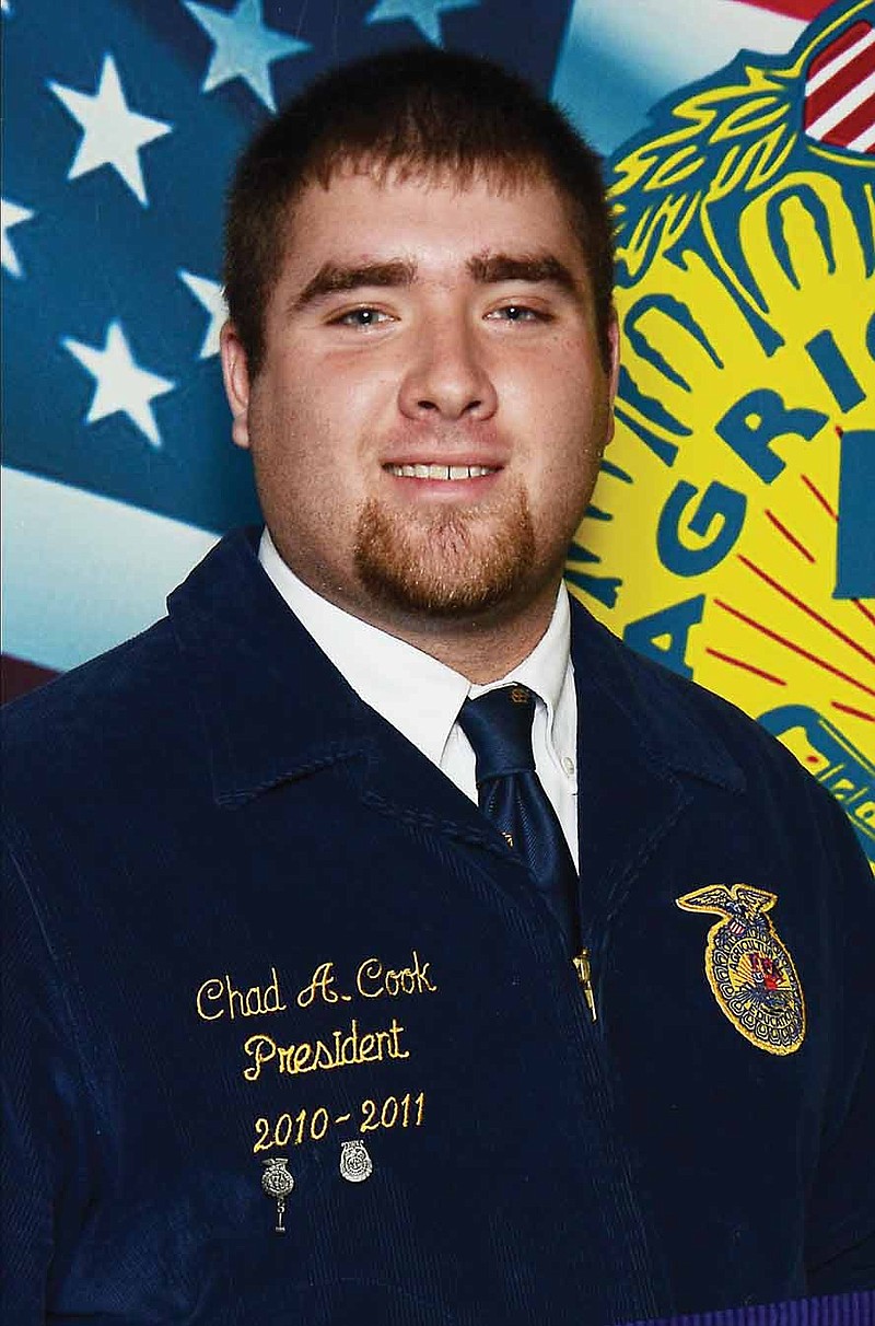 Chad Austin Cook, a member of the Jamestown - FFA chapter was awarded the American FFA Degree at the 2013 National FFA Convention & Expo Oct. 30-Nov. 2 in Louisville, Ky.
