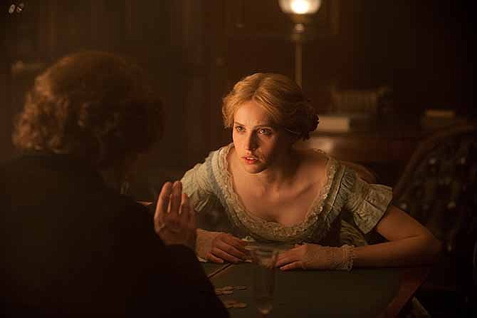 This image released by Sony Pictures Classics shows Felicity Jones in a scene from "The Invisible Woman."