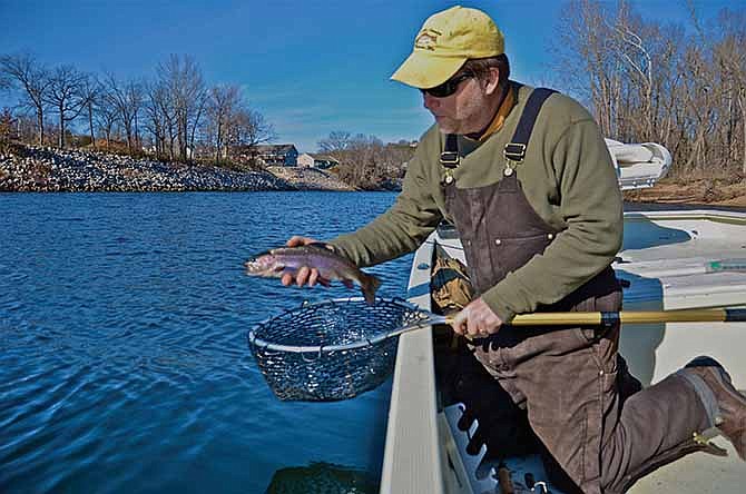 
Trout fishing at Lake Taneycomo can be a full activity any time of the year.