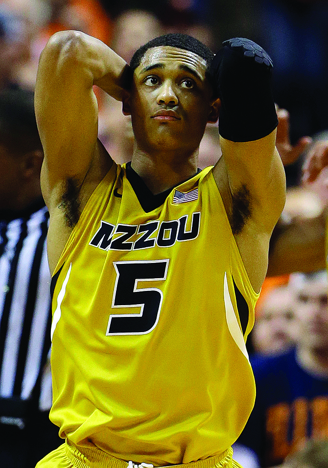 Junior guard Jordan Clarkson leads Missouri in scoring at 20 points per game this season.