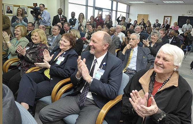 Monday's announcement by Gov. Jay Nixon drew applause from a full house at Lincoln University's Memorial Hall. 