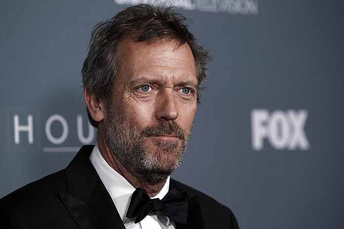 British actor Hugh Laurie who played the eponymous House MD in the US Medical drama TV series, in Los Angeles, USA, in this file photo dated Friday, April 20, 2012. 