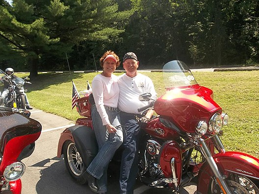 Local veteran Dee Dee Mehmert-Cryderman is pictured above with her husband Donald Cryderman. Mehmert-Cryderman retired from the Missouri National Guard in 1995, and later became the owner of The Mehmert Group Realtors.