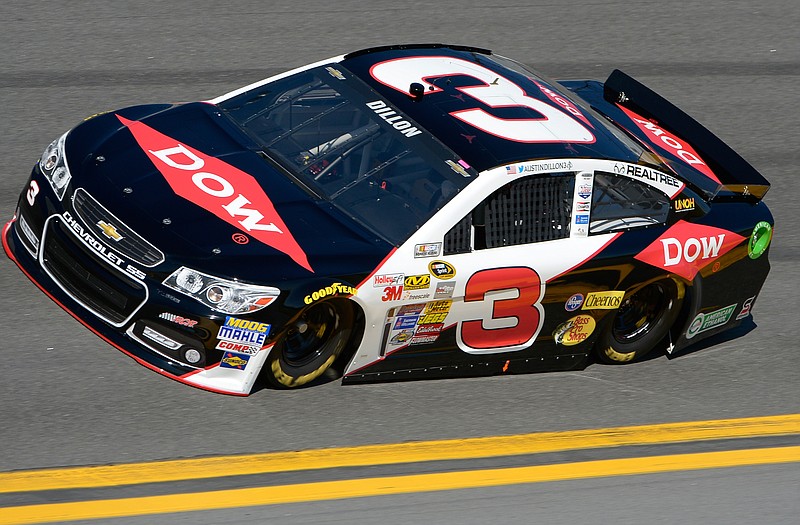 Austin Dillon drove the No. 3 car to the pole Sunday for the Daytona 500.