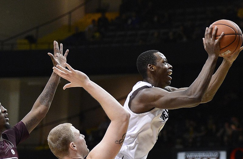 Vanderbilt leading scorer Rod Odom drives to the basket during a game against Mississippi State earlier this month in Nashville, Tenn.