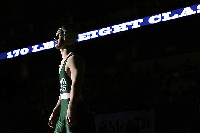 With a make-it-or-break-it match, Cole Kemna lifts the Blair Oaks Falcons to a state wrestling team championship in Class 1.