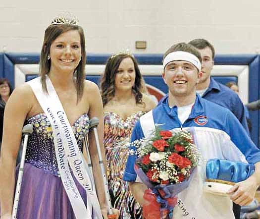 Seniors Sydney Deeken and Burke Brant were crowned the California High School 2014 Courtwarming Queen and King Friday night at CHS. Sydney is the daughter of Jim and Mary Beth Deeken, and Burke is the son of Sam and Barbara Brant. 