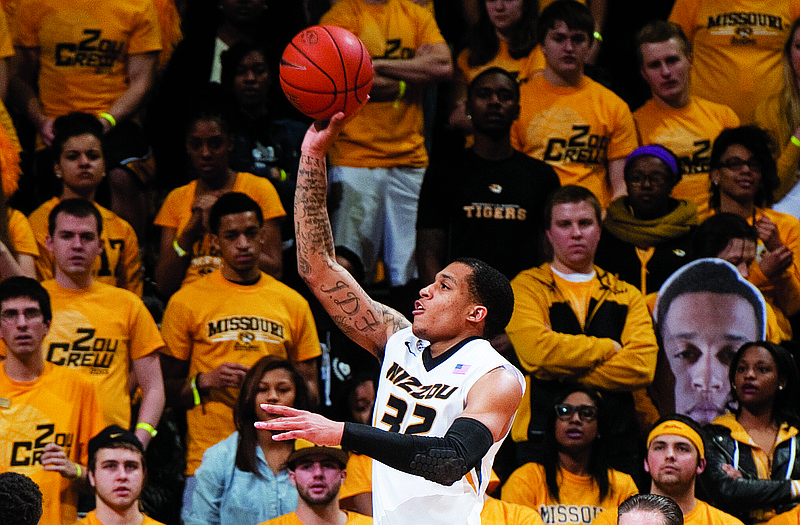 Jabari Brown and his Missouri teammates will take on Tennessee today in Knoxville, Tenn.