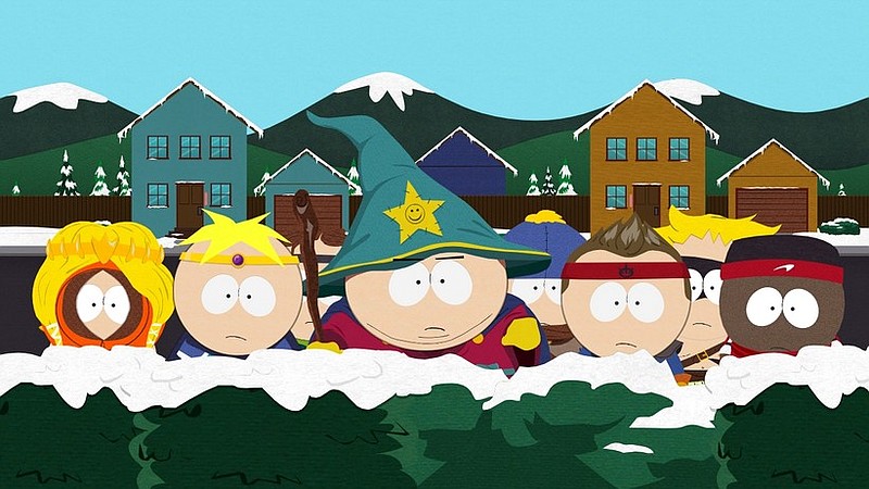 This image released by Ubisoft shows a scene from the video game "South Park: The Stick of Truth."