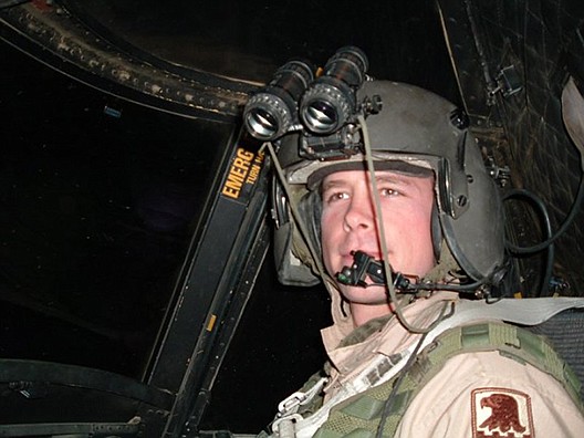 While serving as a Chinook helicopter pilot in Iraq in 2003 Will Kraus flew missions totaling 340 combat flight hours. 