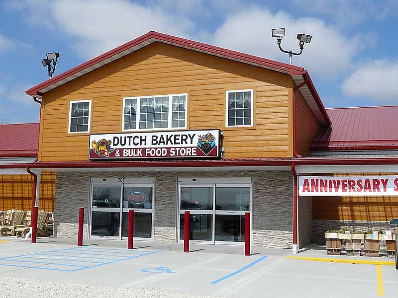 Dutch Bakery and Bulk Food Store is located at 709 Hwy 50 West, Tipton.