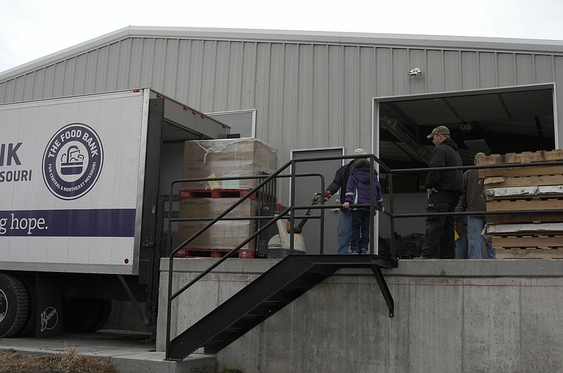 The Cargill Cares Food Pantry located in the Moniteau Christian Ministry Center, 303 Latham Road, California, received its first delivery