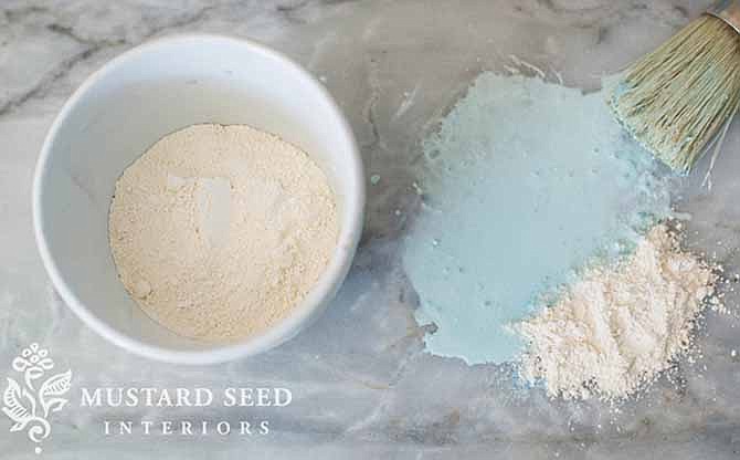 Miss Mustard Seed's milk paint comes in a powder form and is non-toxic and totally breathable. The new DIY product will soon be sold at Southbank Gift Company in Jefferson City.