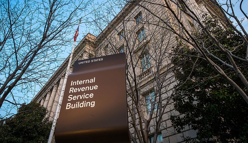 This photo shows The Internal Revenue Service Headquarters (IRS) building in Washington. The Internal Revenue Service already has received nearly 100 million tax returns, but anticipates getting about 35 million more by the midnight Tuesday deadline. Many other taxpayers, however, are opting for plan B and asking for more time to file. 