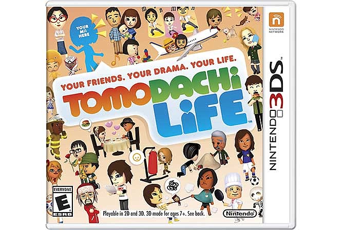 This photo provided by Nintendo shows the cover of the video game, "Tomodachi Life." The gaming company said Tuesday, May 6, 2014, it wouldn't bow to pressure to allow players to engage in romantic entanglements with characters of the same sex in the English version of "Tomodachi Life" following a social media campaign launched last month seeking virtual equality for the game's characters, which are modeled after real people.