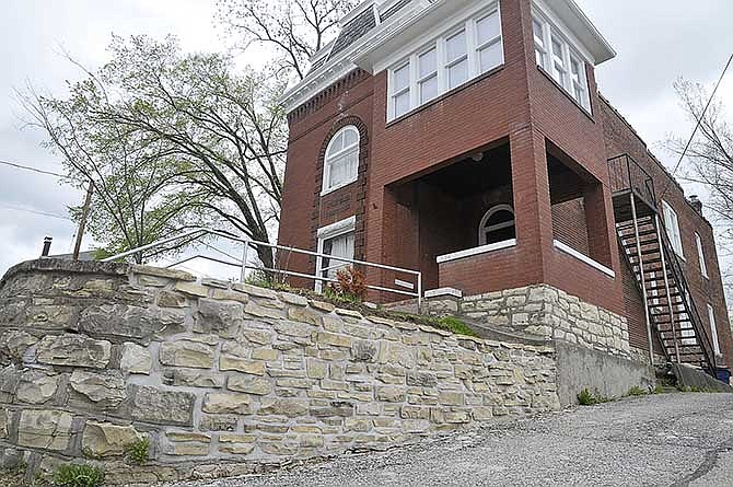 The house at 309 W. Dunklin St. in Jefferson City has been undergoing renovations after years of neglect. It was chosen for the Golden Hammer Award for the month of May.