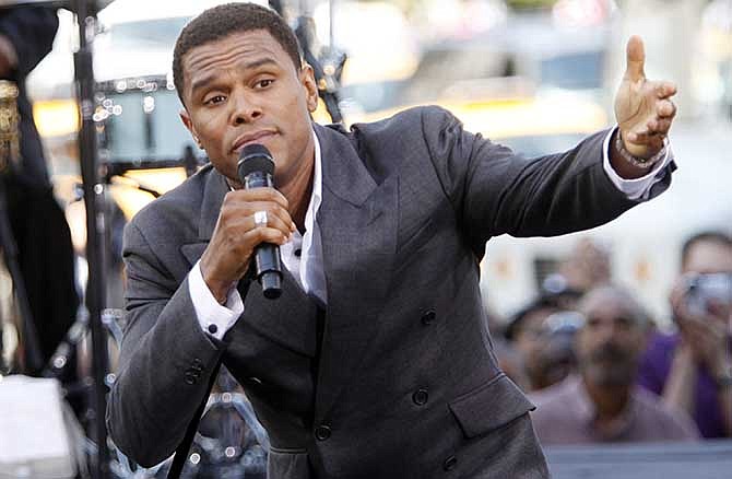 This July 8, 2009 file photo shows singer Maxwell performing on "The Early Show" in New York. Maxwell's next release, "Summers," originally supposed to be released in 2010, will finally be released this year.