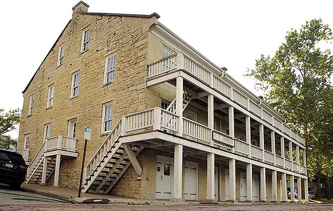 The restored Lohman Building is seen in this June 12, 2014, photo. The structure has stood at the Jefferson City landing since 1839.