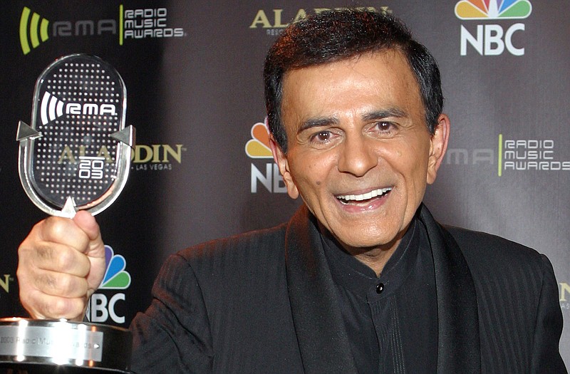 Casey Kasem poses for photographers after receiving the Radio Icon award during The 2003 Radio Music Awards in Las Vegas.